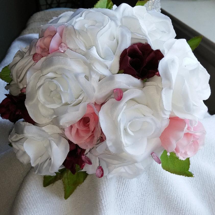 زفاف - Silk Flower Bouquet