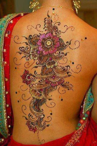 Hochzeit - 8 Most Popular Mehndi Tattoo Designs