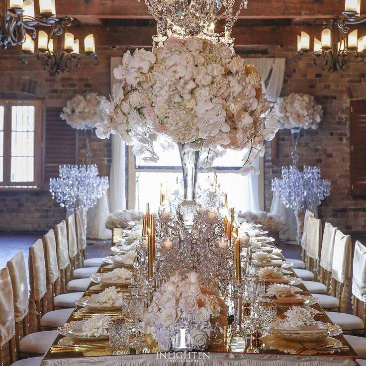 زفاف - Belle The Magazine On Instagram: “Creating An Intimate And Luxurious Entrance With Long Tables With Flowers By @karentranevents    …”