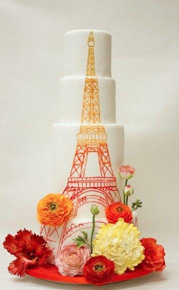 Hochzeit - Hand-Painted Wedding Cakes: The Next Big Bridal Trend?