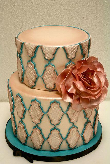 Wedding - Cakes : Patterned 