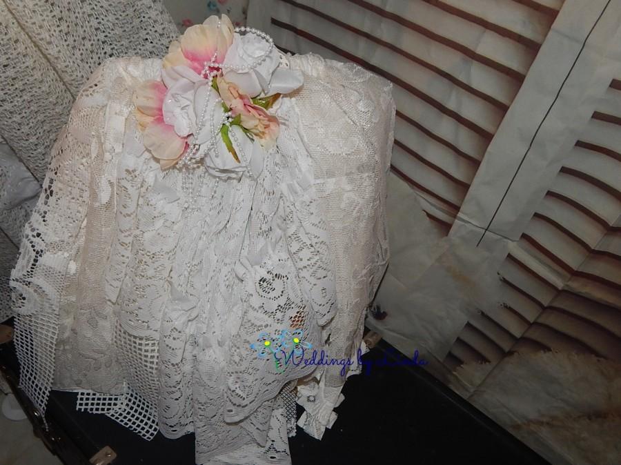 Mariage - Shabby Chic Vintage Lace Skirt