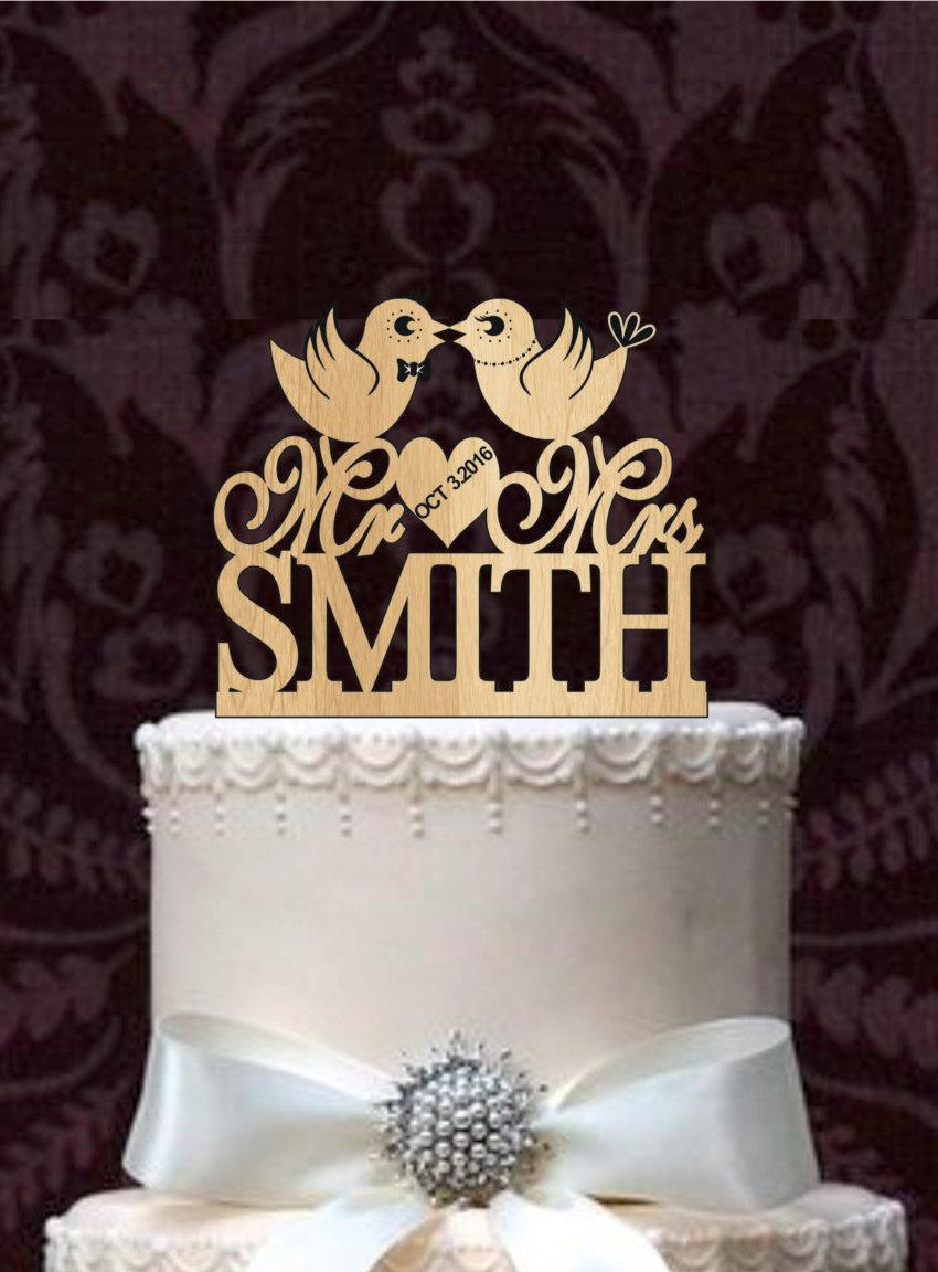 Wedding - rustic wedding cake topper, custom wedding cake topper,acrylic Wedding Cake Topper, funny wedding cake topper, unique wedding Cake Topper
