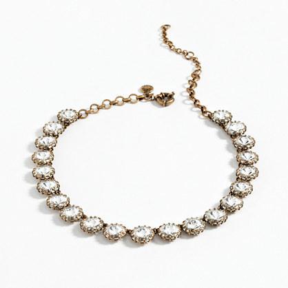 زفاف - Crystal Venus flytrap necklace