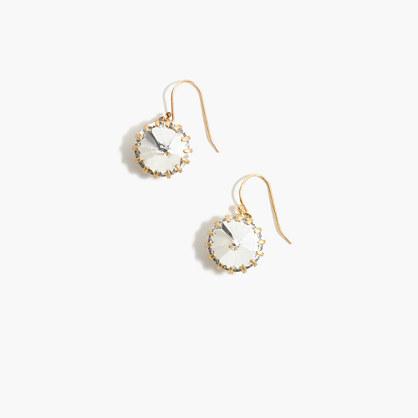 زفاف - Crystal Venus flytrap earrings