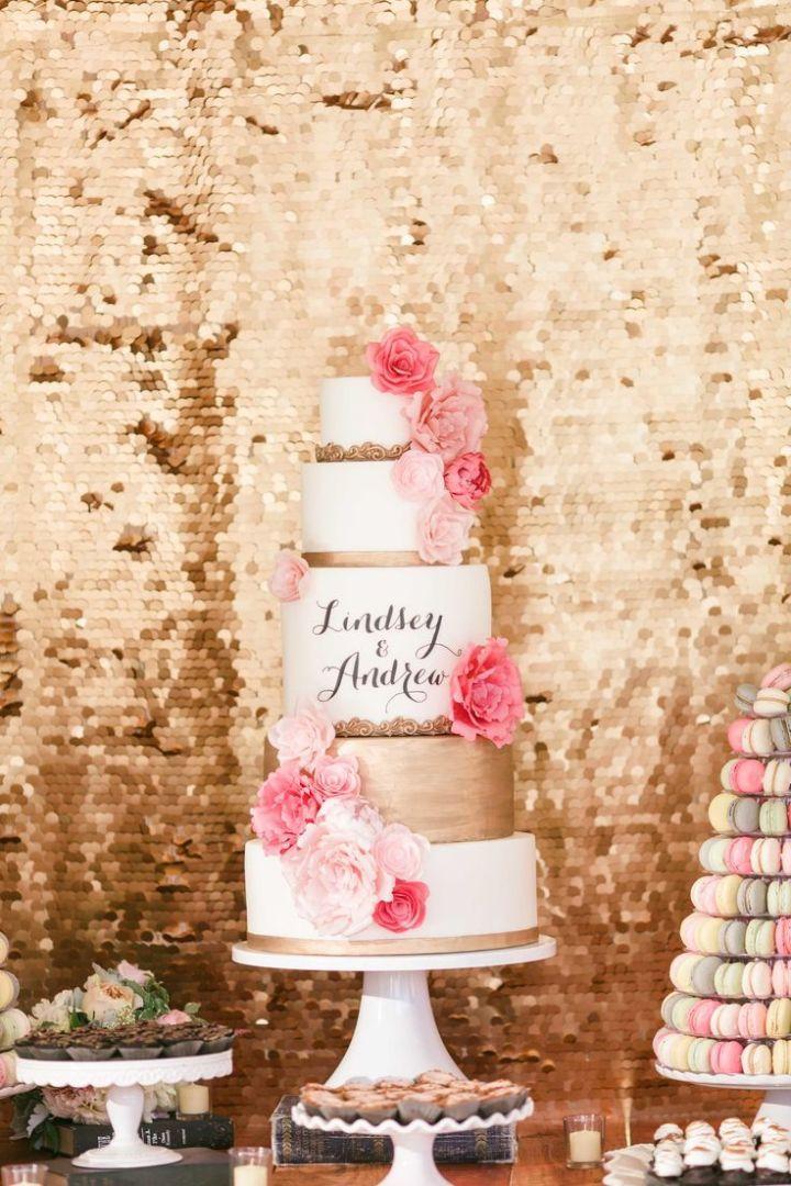 زفاف - Beautiful Multi-Tiered Wedding Cake 
