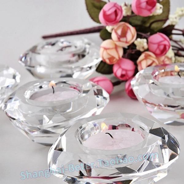 Hochzeit - 聖誕節派對 浪漫餐桌布置 鑽石水晶燭台SJ001小清新禮物,創意回禮