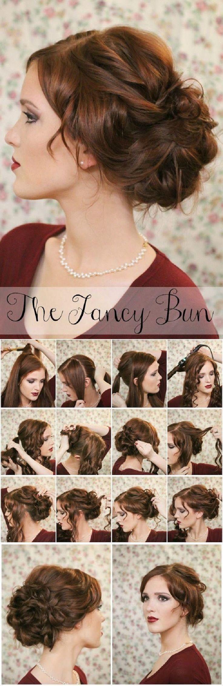 Hochzeit - 35 Sexy And Easy Bun Hairstyle Tutorials For You