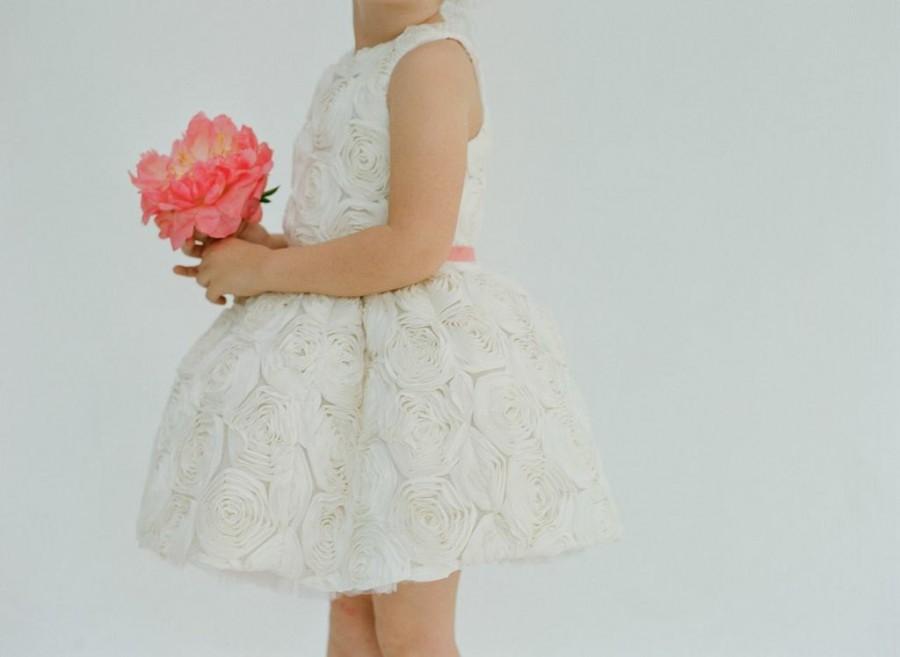 Mariage - The Hannah Flower Girl Dress (with custom accent color)