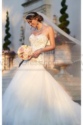 Hochzeit - Stella York Drop Waist Wedding Dress Style 6049
