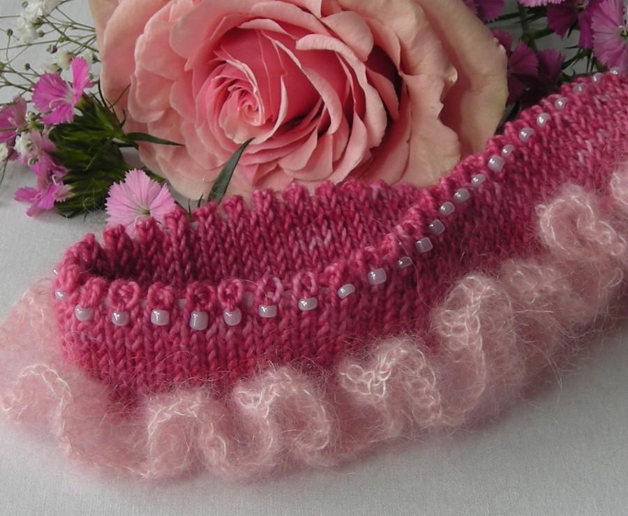 Wedding - Sale Knitted Wedding Garters - Knitting Pattern PDF - bridal garter gift wedding - easy quick gift to knit - three designs