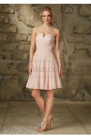 Hochzeit - Mori Lee Bridesmaids Dress Style 31062