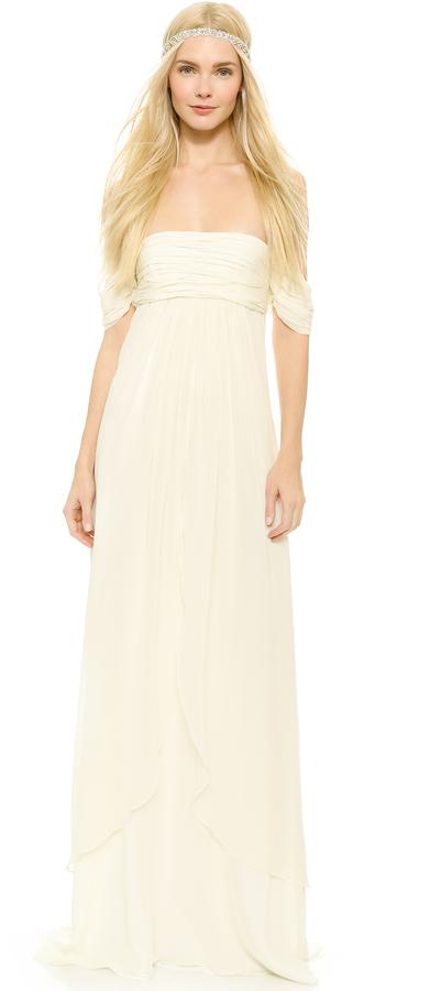 Hochzeit - Rachel Zoe Elle Empire Petal Gown