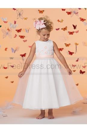 زفاف - Sweet Beginnings by Jordan Flower Girl Dress Style L677 - NEW!
