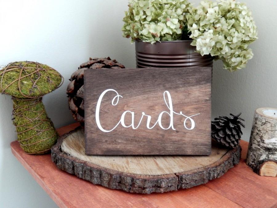 Wedding - Wedding Card Sign- Shower Card Sign- Wedding Gift Table Sign- Rustic Wedding Sign- Boho Wedding Sign