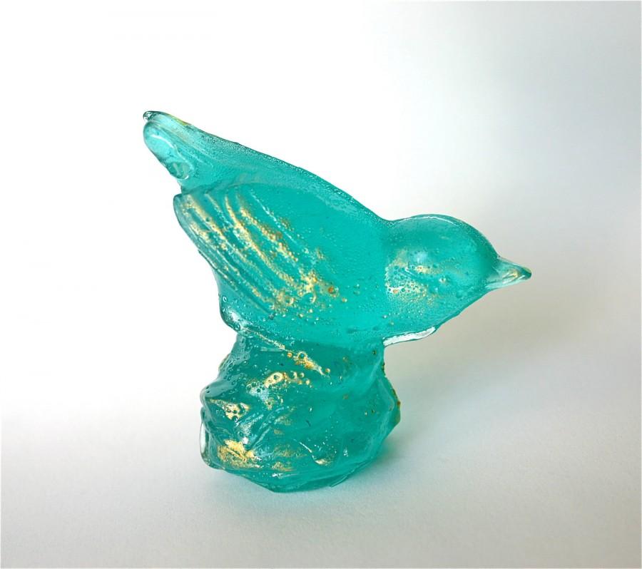 Hochzeit - Hard Candy Bird Figurines - 3 - a hand made, custom candy by Andie's Specialty Sweets