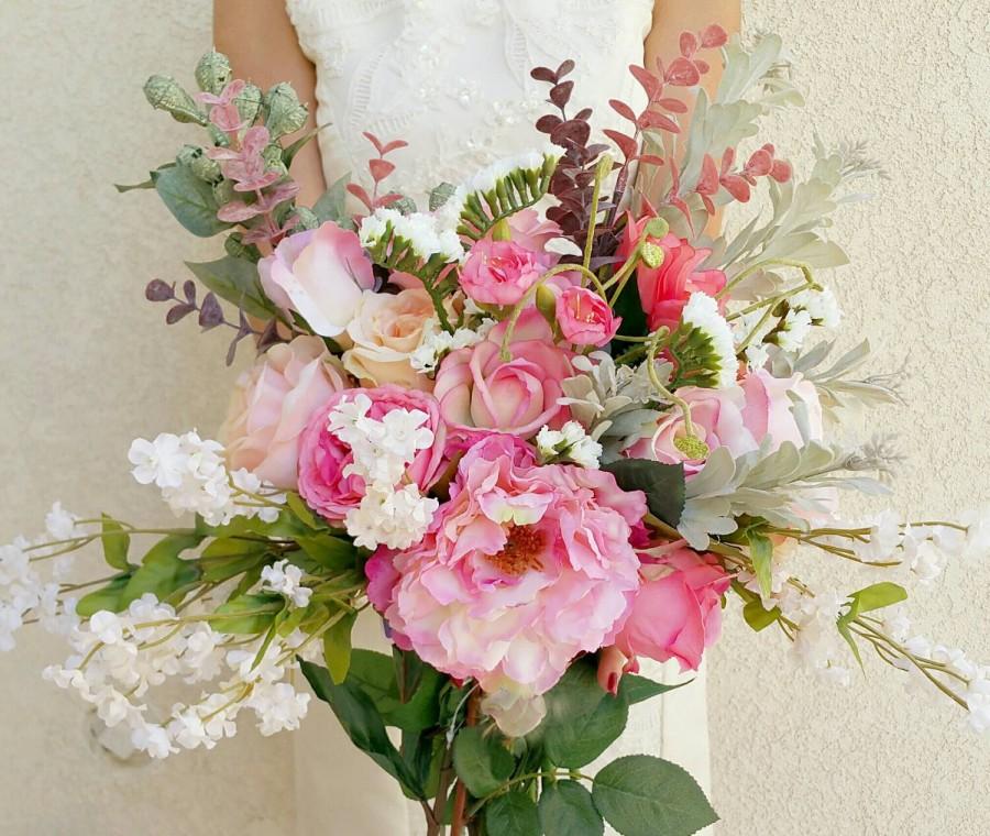 Hochzeit - Wedding Bouquet, Bridal Bouquet, Silk Bouquet, Succulent Bouquet, Floral Bouquet
