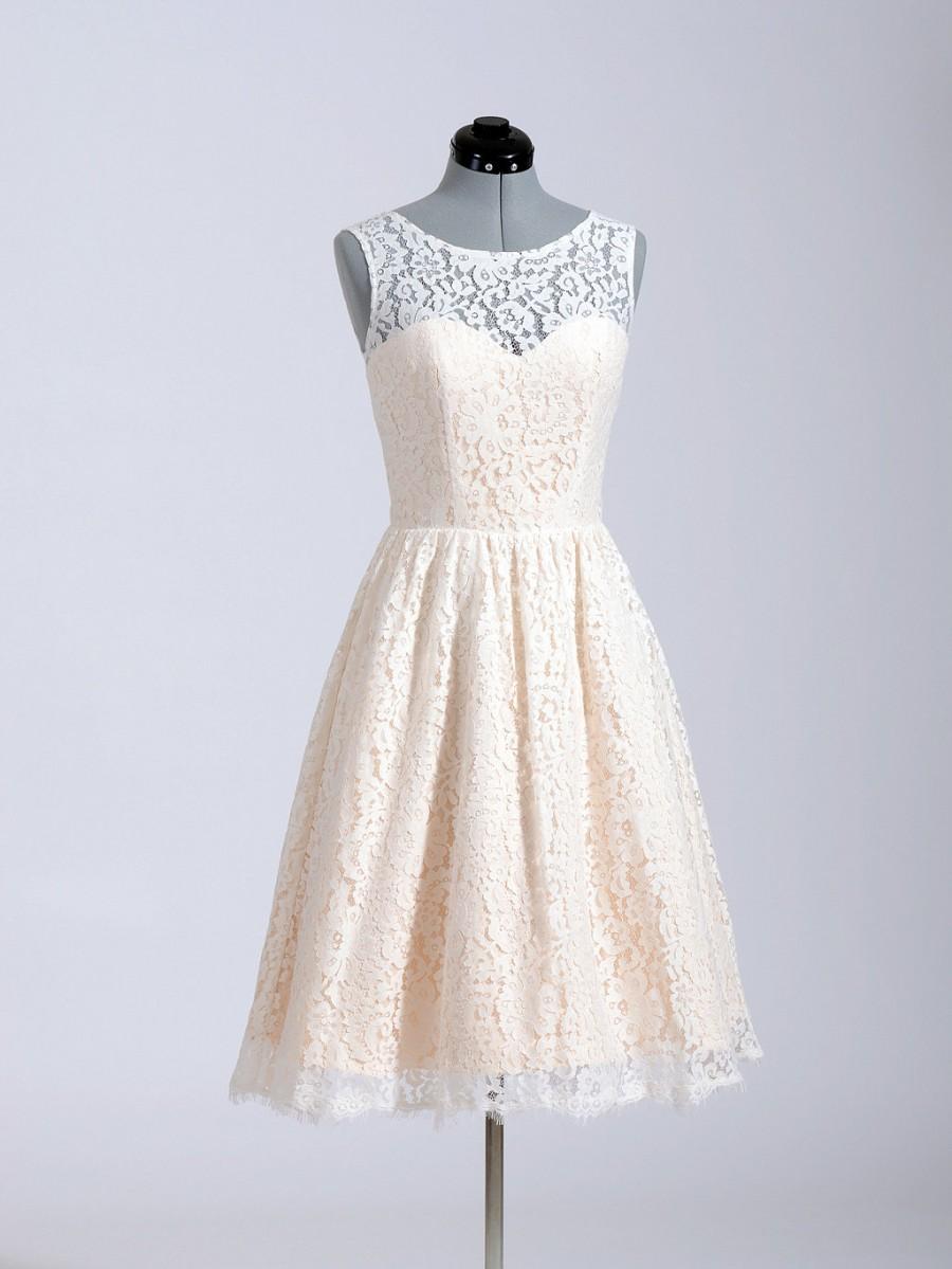 Wedding - Lace wedding dress, wedding dress, bridal gown, sleeveless cotton lace