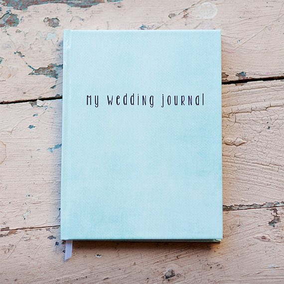Hochzeit - Wedding Journal, Notebook, Wedding Planner - Personalized, Customized, Wedding Date and names, custom design, bridal shower guest book