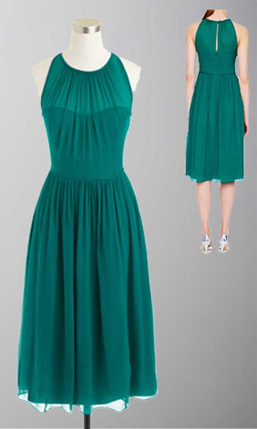 Mariage - Peacock Sleek Illusion Neckline Bridesmaid Dresses KSP178 [KSP178] - £87.00 : Cheap Prom Dresses Uk, Bridesmaid Dresses, 2014 Prom & Evening Dresses, Look for cheap elegant prom dresses 2014, cocktail gowns, or dresses for special occasions? kissprom.co.u