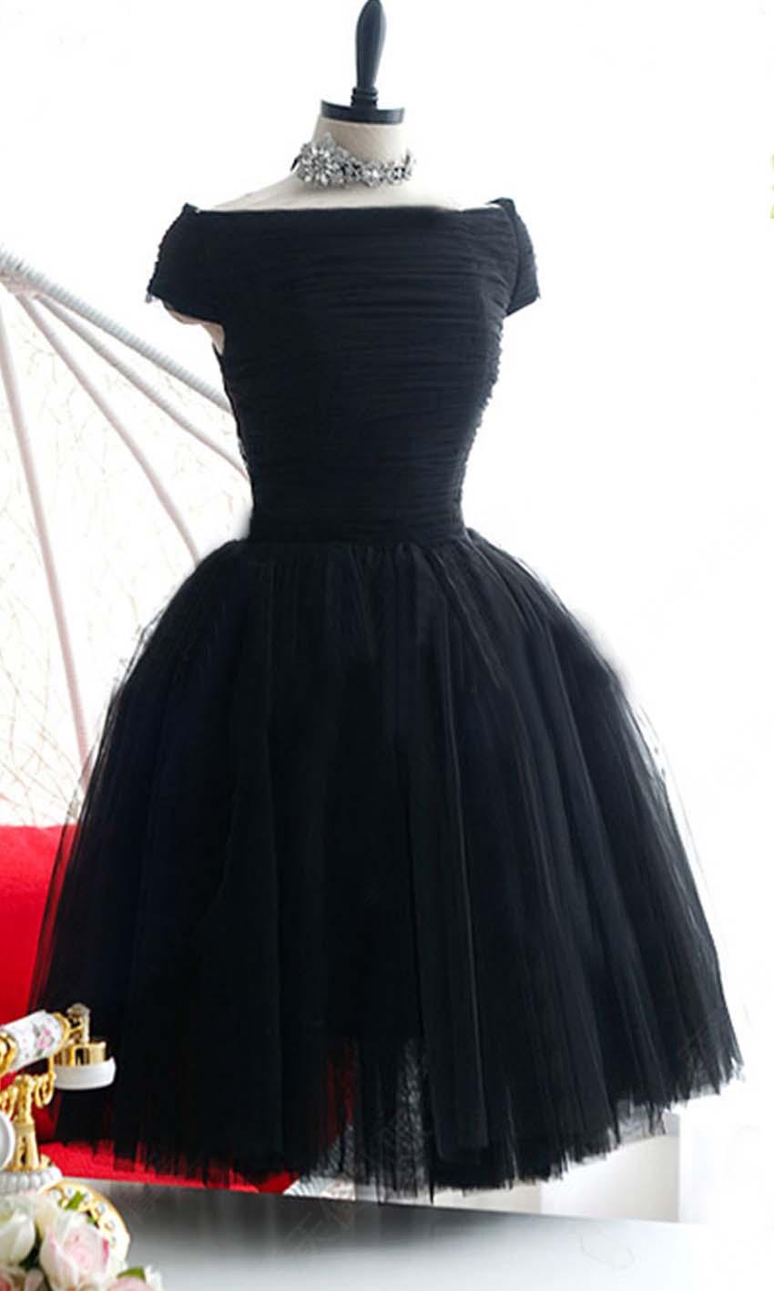 Свадьба - Vintage Off The Shoulder Little Black Dress KSP352- £88.00 : Cheap Prom Dresses Uk, Bridesmaid Dresses, 2014 Prom & Evening Dresses, Look for cheap elegant prom dresses 2014, cocktail gowns, or dresses for special occasions? kissprom.co.uk offers various 