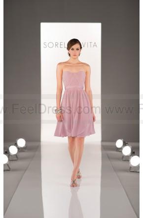 Mariage - Sorella Vita Peach Bridesmaid Dress Style 8471