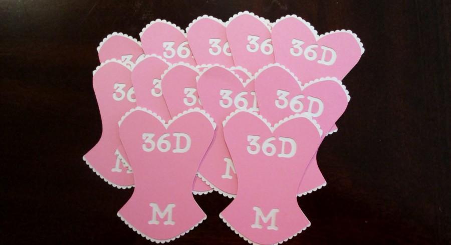 Mariage - Bachelorette Party, Bridal Shower Insert, Lingerie Shower Insert, Lingerie Insert, Lingerie Size Insert, Corset Insert, Bra and Panty Card