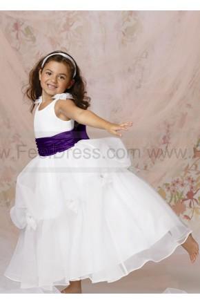 Hochzeit - Floral Shoulder Gown By Jordan Sweet Beginnings Collection L282