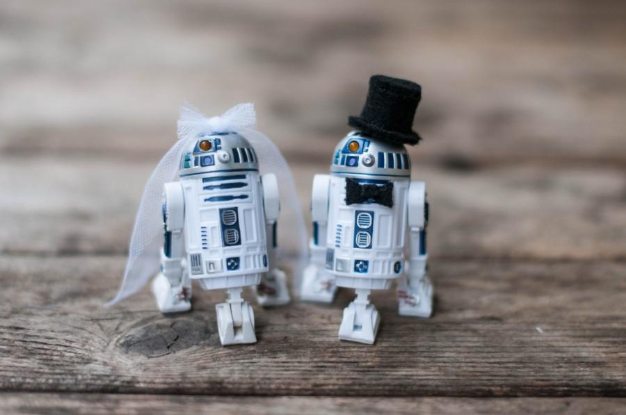 Mariage - Star Wars Cake Toppers - R2-D2 Cake Topper