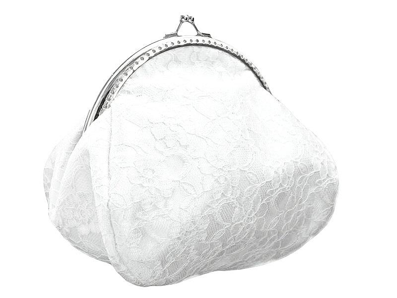 زفاف - bride white lace handbag, bridal clutch bag, womens lace purse bag in wedding, formal lace bag,vintage style, bridesmaid clutch handbag 0420