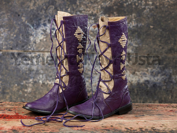Свадьба - Genuine Leather HandMade Organic Boot . All shoes numbers and colors are available