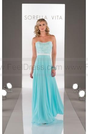 Hochzeit - Sorella Vita Navy Bridesmaid Dress Style 8457