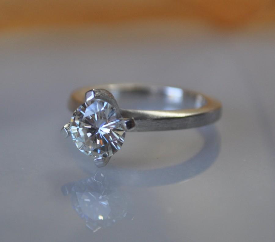 زفاف - Möbius ring 950 Platinum engagement ring 18kt white gold rose gold yellow gold infinity wedding band anniversary eternity small size 3 3.5 4