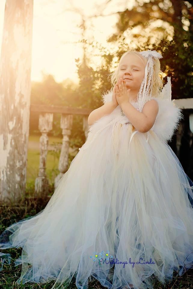 Wedding - "Wind Beneath My Wings" Elegant Tutu Dress