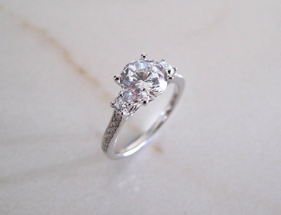 زفاف - AmourJewellery - Fine Handcrafted Engagement Ring; Style RB0086; 14K Gold