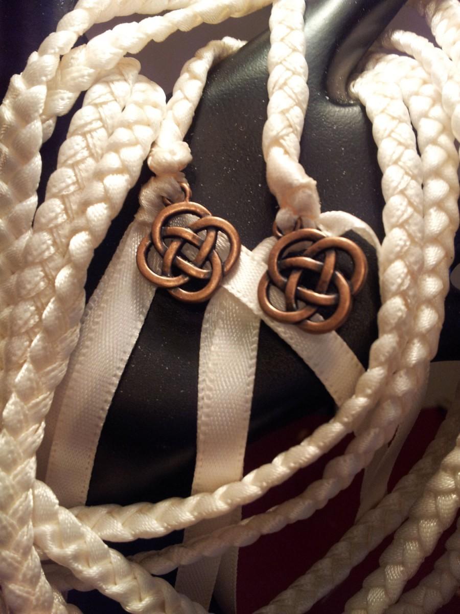 Mariage - Ivory Celtic Knot Wedding Hand Fasting/ Binding Cord