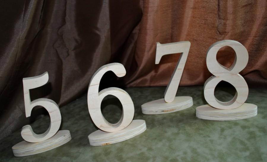 زفاف - Wedding table numbers  (1-15) table numbers, reception numbers, unfinished numbers, wood numbers, diy numbers