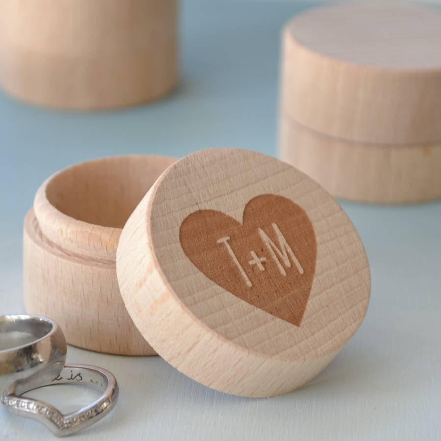 زفاف - Personalised Wedding Ring Box