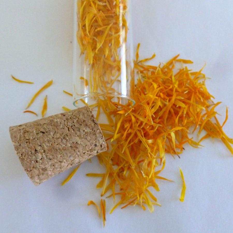 Mariage - Calendula, Flower Petal, Dried Flowers, Poor Mans Saffron, Yellow, Orange, Fall, Autumn, Dry Flowers, Decoration, Edible Flowers, Food Decor