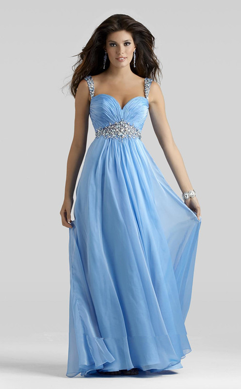 زفاف - Dreamy Crystal Embellished Evening Dress Clarisse 2404