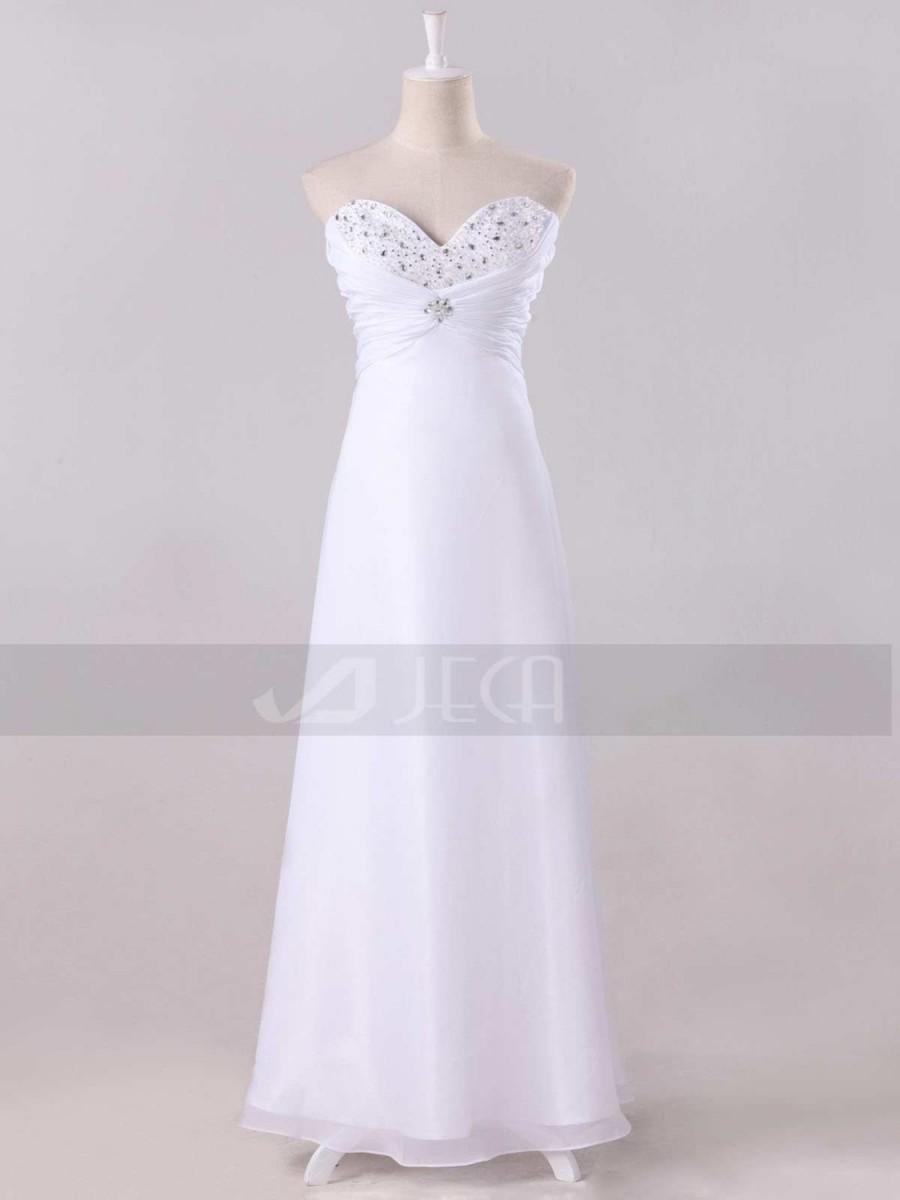 Hochzeit - Fabulous Summer Wedding Dress Beach Wedding Dress Casual Wedding Dress White deb dress