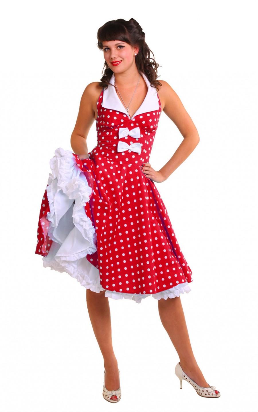 Mariage - Rockabilly dots dress in several colors