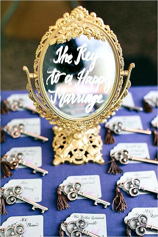 Mariage - VINTAGE GOLD BAROQUE mirror/Ornate table mirror/gold wedding table welcome sign/Table number