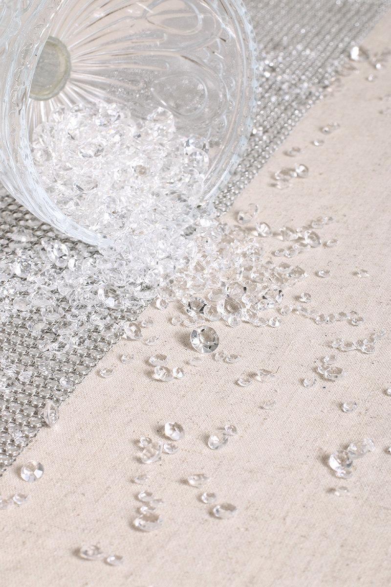 زفاف - 12000pcs Diamond Confetti Mixed 4 Size Free Shipping-Acrylic Faux Crystal Table Scatter-Table Confetti-Vase Filler-Wedding Party Event Decor