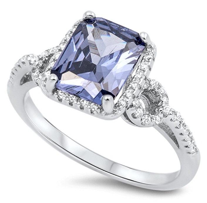 زفاف - 925 Sterling Silver Tanzanite Ring