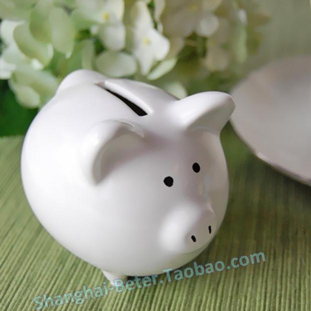 زفاف - 天猫小猪 陶瓷存钱罐 储蓄罐 创意礼品 可爱开学派对礼品TC018
