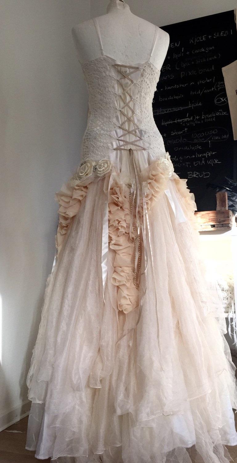 Свадьба - Wedding dress,antique french lace,pearls,beautiful bridal gown,love dress,fairytal dres ,victorian bridal gown,custom make,pearls,statement,