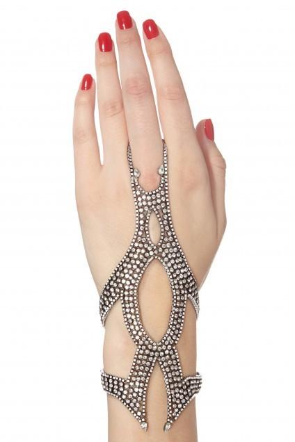 زفاف - Marsalis Crystal Embellished Glove