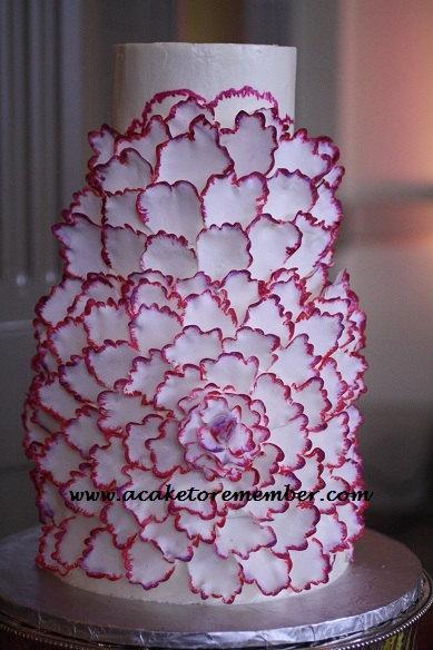 زفاف - Extra Large Gumpaste  Flower for Wedding Cakes, DIY wedding cakes