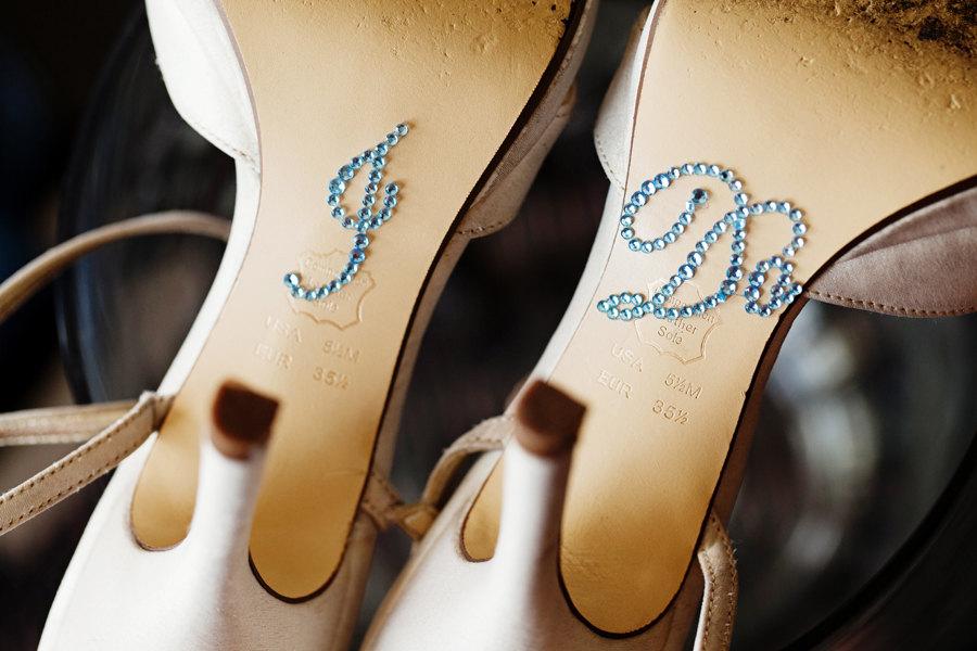 Mariage - Blue I Do Shoe Stickers for Brides // BABY BLUE